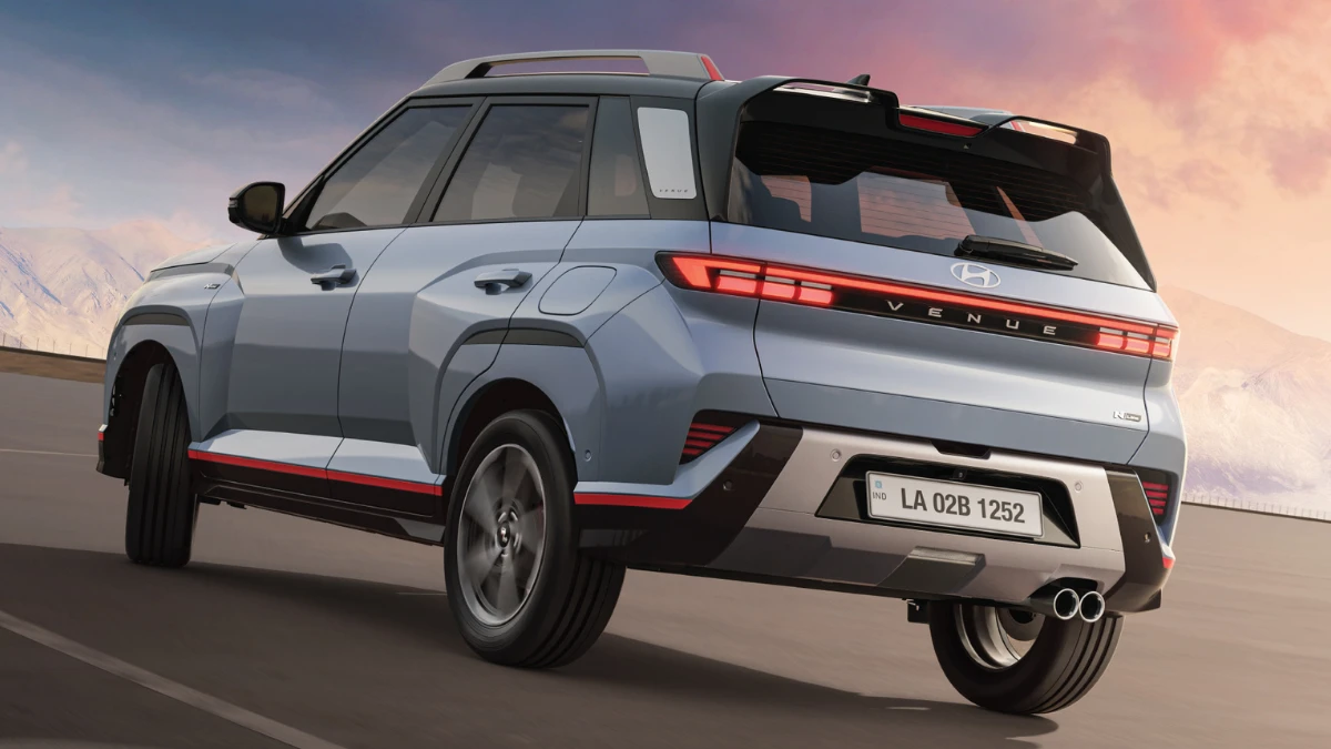new hyundai venue n line exterior design