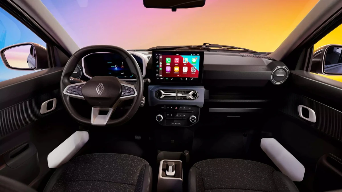 Renault Kwid EV Interiors Revealed