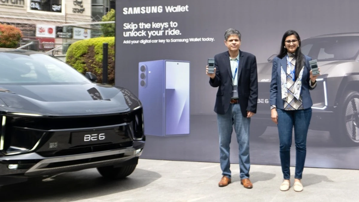 Samsung Digital Key with Mahindra EVs
