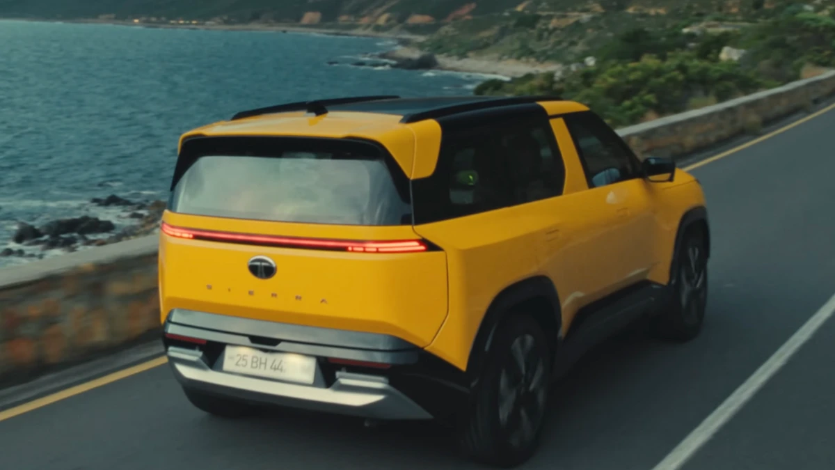 Tata Sierra ICE rear design revealed